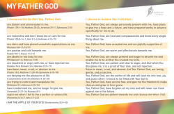 Freedom In Christ Course Postcard - My Father God