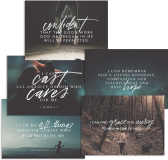 Freedom in Christ Notelets - Pack of 10 (2 of each design)