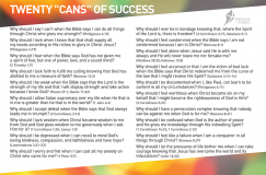Freedom In Christ Course Postcard - The 20 Cans of Success
