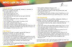 Who I Am In Christ Postcard