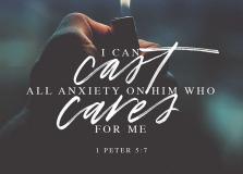 Freedom in Christ Notelet - I Can Cast All Anxiety On Him