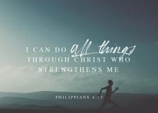 Freedom in Christ Notelet - I Can Do All Things Through Christ